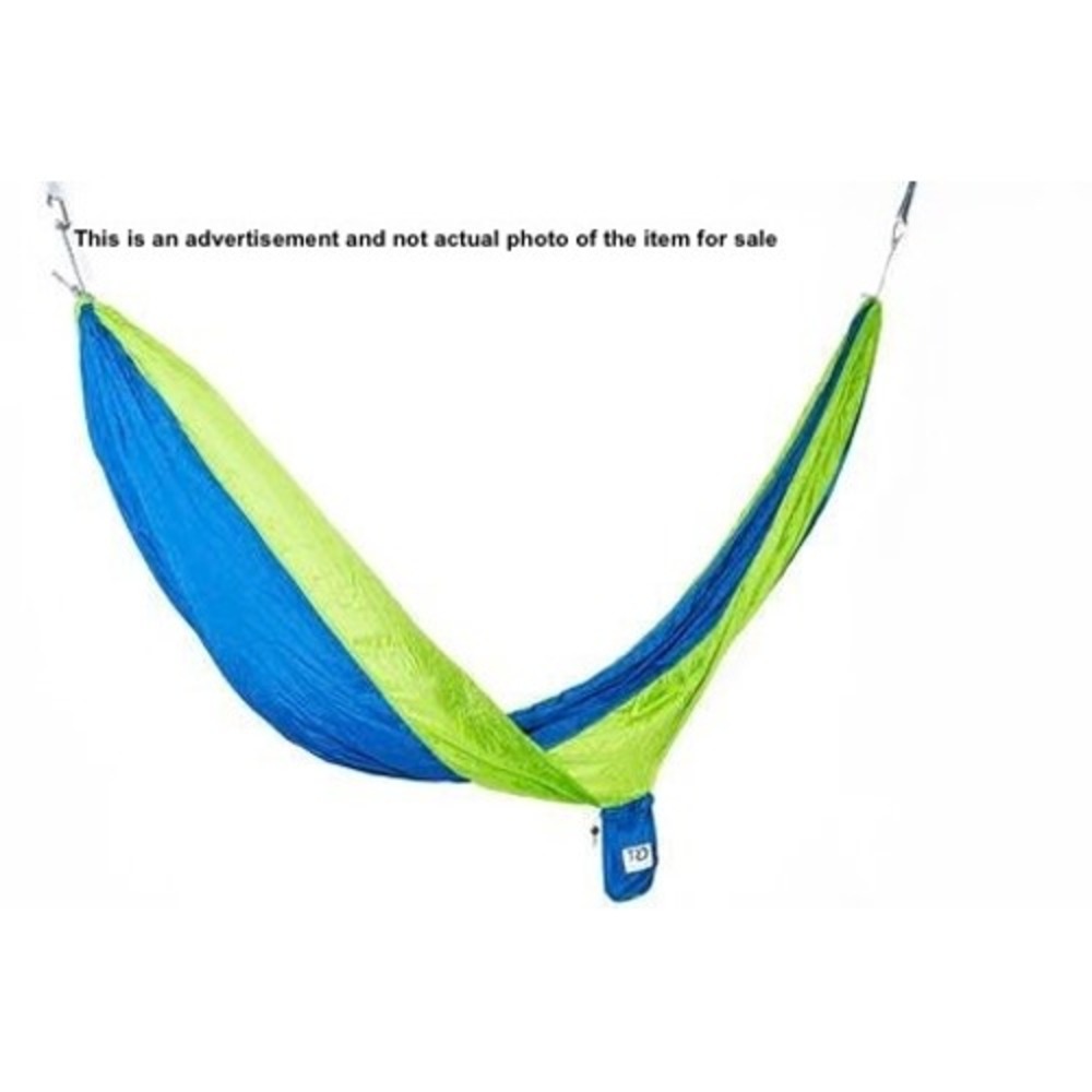 Twisted Root Double Hammock parachute nylon fabric integrated suspension cord